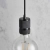 Lampa wisząca metalowa czarna 10cm 76586 z serii Urban - Endon Lighting
