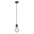 Lampa wisząca metalowa czarna 10cm 76586 z serii Urban - Endon Lighting