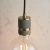 Lampa wisząca mosiężna industrialna 1-punktowa 76587 z serii Urban - Endon Lighting