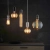 Lampa wisząca mosiężna industrialna 1-punktowa 76587 z serii Urban - Endon Lighting