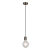 Lampa wisząca mosiężna industrialna 1-punktowa 76587 z serii Urban - Endon Lighting