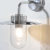 Kinkiet zewnętrzny chromowany szklany 33cm 76597 z serii Addison - Endon Lighting