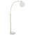 Lampa podłogowa złota łukowa z kulistym kloszem 76613 z serii Otto - Endon Lighting