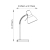 Lampa biurkowa metalowa mosiężna 47cm 76646 z serii Amalfi - Endon Lighting