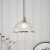 Lampa wisząca szklana prążkowana srebrna 30cm 76713 z serii HANSEN - Endon Lighting