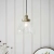Lampa wisząca mosiężna szklana 1-punktowa 77272 z serii Hansen - Endon Lighting