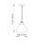 Lampa wisząca mosiężna szklana 1-punktowa 77272 z serii Hansen - Endon Lighting