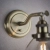 Kinkiet mosiężny ze szklanym kloszem 77273 z serii Hansen - Endon Lighting