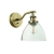 Kinkiet mosiężny ze szklanym kloszem 77273 z serii Hansen - Endon Lighting