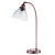 Lampa stołowa miedziana metalowa ze szklanym kloszem 77861 z serii Hansen - Endon Lighting