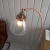 Lampa podłogowa miedziana metalowa ze szklanym kloszem 77862 z serii Hansen - Endon Lighting