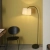 Lampa podłogowa czarna metalowa z szarym abażurem 78163 z serii Carlson - Endon Lighting