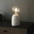 Lampa stołowa betonowa biała terrazzo 78181 - Endon Lighting