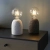 Lampa stołowa betonowa biała terrazzo 78181 - Endon Lighting