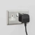 Kinkiet metalowy czarny z szarym abażurem 79500 z serii Carlson - Endon Lighting