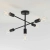 Lampa sufitowa czarna metalowa 5-punktowa 79502 z serii Studio - Endon Lighting