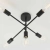 Lampa sufitowa czarna metalowa 5-punktowa 79502 z serii Studio - Endon Lighting