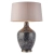 Lampa stołowa ceramiczna szaro-niebieska z abażurem 79842 z serii Ilsa - Endon Lighting