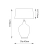 Lampa stołowa ceramiczna szaro-niebieska z abażurem 79842 z serii Ilsa - Endon Lighting