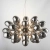 Lampa wisząca metalowa czarna 8-punktowa 72cm 80124 z serii Infinity - Endon Lighting