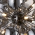 Lampa wisząca metalowa czarna 8-punktowa 72cm 80124 z serii Infinity - Endon Lighting