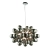 Lampa wisząca metalowa czarna 8-punktowa 72cm 80124 z serii Infinity - Endon Lighting