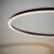 Lampa wisząca LED okrągła czarna 80cm 80628 z serii Staten - Endon Lighting