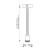 Lampa wisząca metalowa czarna 1-punktowa 80637 z serii Studio - Endon Lighting