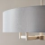 Lampa wisząca niklowa z szarym abażurem 5-punktowa 81002 z serii Grande - Endon Lighting