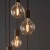 Lampa wisząca czarna metalowa 6-punktowa 81535 z serii Studio - Endon Lighting