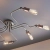 Lampa sufitowa metalowa srebrno-miedziana 8-punktowa 81610 z serii Hal - Endon Lighting
