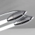Lampa sufitowa chromowana podłużna 2-punktowa 81693 z serii Harper - Endon Lighting