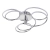 Plafon LED chromowany okrągły 60cm 81886 z serii Eterne - Endon Lighting