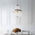 Lampa wisząca złota metalowa z koralikami 5-punktowa 81913 z serii Celine - Endon Lighting