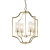 Lampa wisząca złota metalowa 4-punktowa 81914 z serii Edrea - Endon Lighting