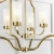 Lampa wisząca złota metalowa 4-punktowa 81914 z serii Edrea - Endon Lighting
