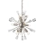 Lampa wisząca metalowa srebrna 9-punktowa 50cm 81917 z serii Miro - Endon Lighting