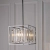 Lampa wisząca chromowana szklana 4-punktowa 81930 z serii ACADIA - Endon Lighting