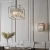 Lampa wisząca chromowana szklana 4-punktowa 81930 z serii ACADIA - Endon Lighting