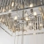 Lampa wisząca chromowana prostokątna 6-punktowa 81931 z serii ACADIA - Endon Lighting