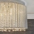 Plafon okrągły srebrny kryształowy 10-punktowy 81980 z serii Galina - Endon Lighting