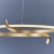 Lampa wisząca LED złota metalowa okrągła 57cm 90323 z serii Rafe - Endon Lighting