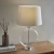 Lampa stołowa szklana z białym abażurem 90535 z serii Gideon - Endon Lighting