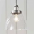 Lampa wisząca szklana srebrna 22cm 91738 z serii Hansen - Endon Lighting