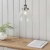Lampa wisząca szklana srebrna 22cm 91738 z serii Hansen - Endon Lighting