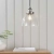 Lampa wisząca szklana srebrna 22cm 91738 z serii Hansen - Endon Lighting