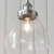 Lampa wisząca szklana srebrna 22cm 91738 z serii Hansen - Endon Lighting