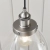 Lampa wisząca szklana srebrna 22cm 91738 z serii Hansen - Endon Lighting