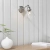 Kinkiet metalowy srebrny ze szklanym kloszem 91739 z serii Hansen - Endon Lighting