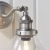 Kinkiet metalowy srebrny ze szklanym kloszem 91739 z serii Hansen - Endon Lighting